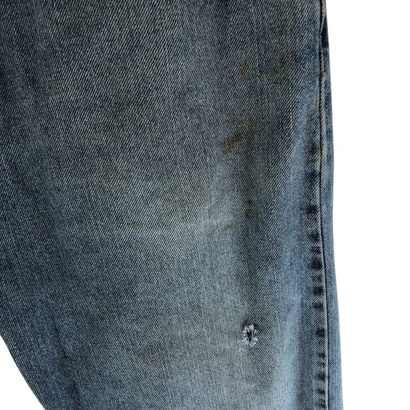 Levis Mens Jeans 505 Regular Fit Medium Wash 38x30 Actual 36x28 - Picture 2 of 8